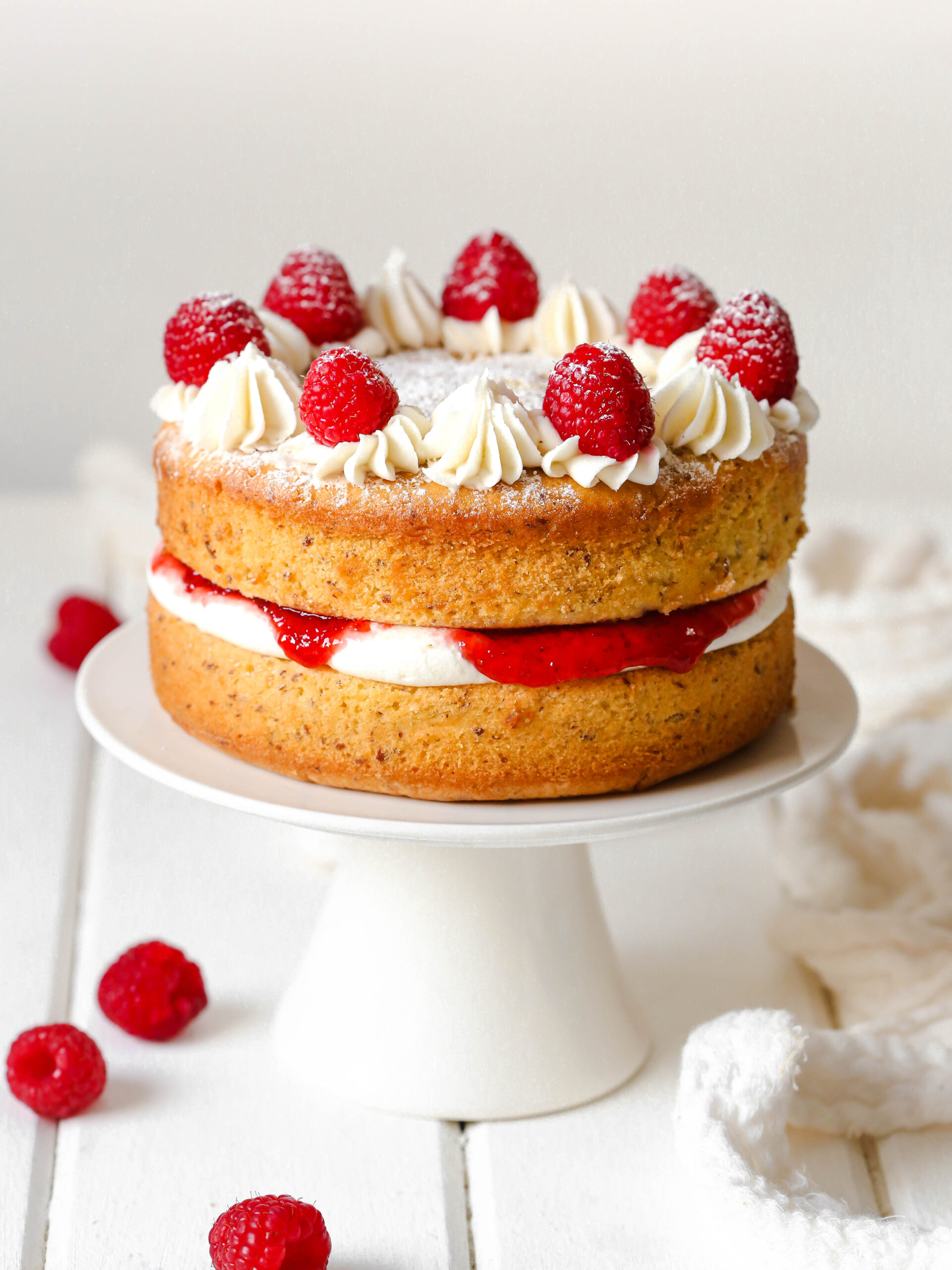 Vegan Victoria Sponge Cake - School Night Vegan